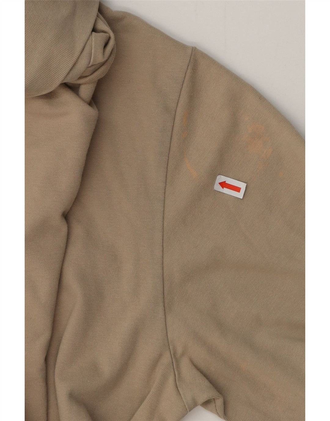 Top pentru bărbați NIKE cu mânecă lungă UK 39/41, mediu bej, bumbac