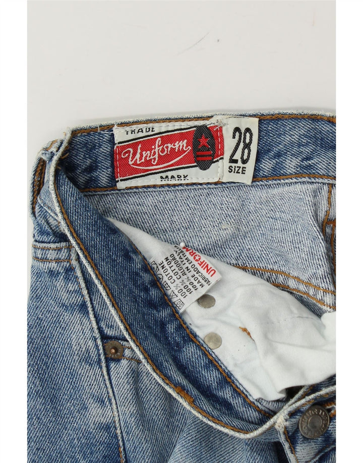 UNIFORM Womens Slim Jeans W28 L28 Blue Cotton Vintage Uniform and Second-Hand Uniform from Messina Hembry 