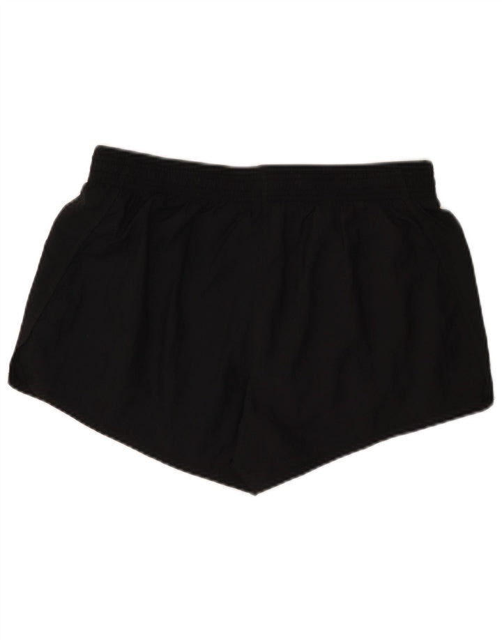 Pantaloni scurți sport grafic Nike pentru femei UK 14, largi, negru, nailon