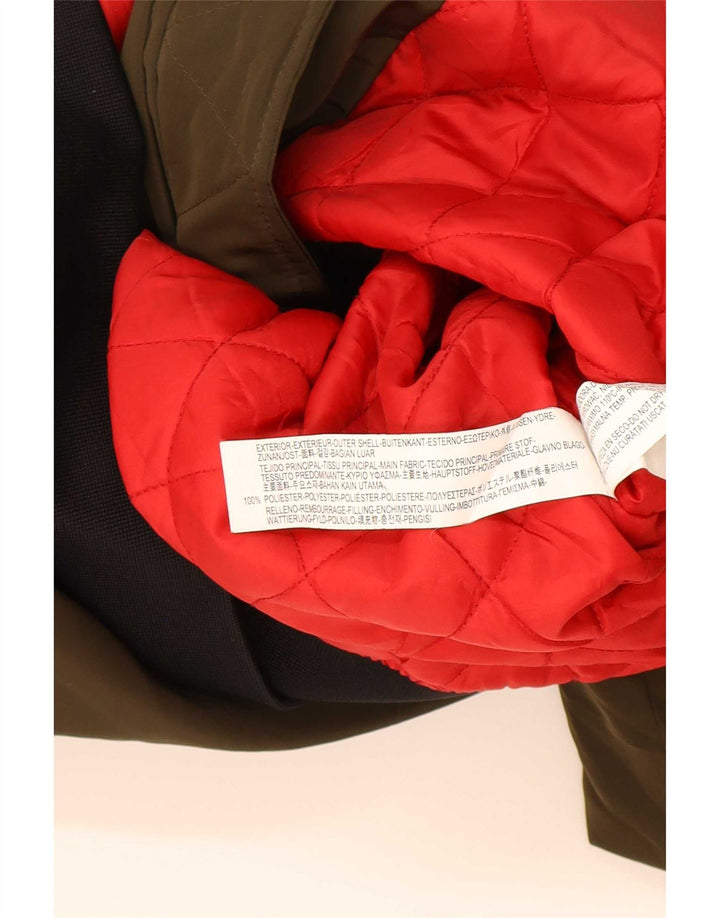 Bomber pentru bărbați Zara UK 38 Medium Kaki Poliester color bloc