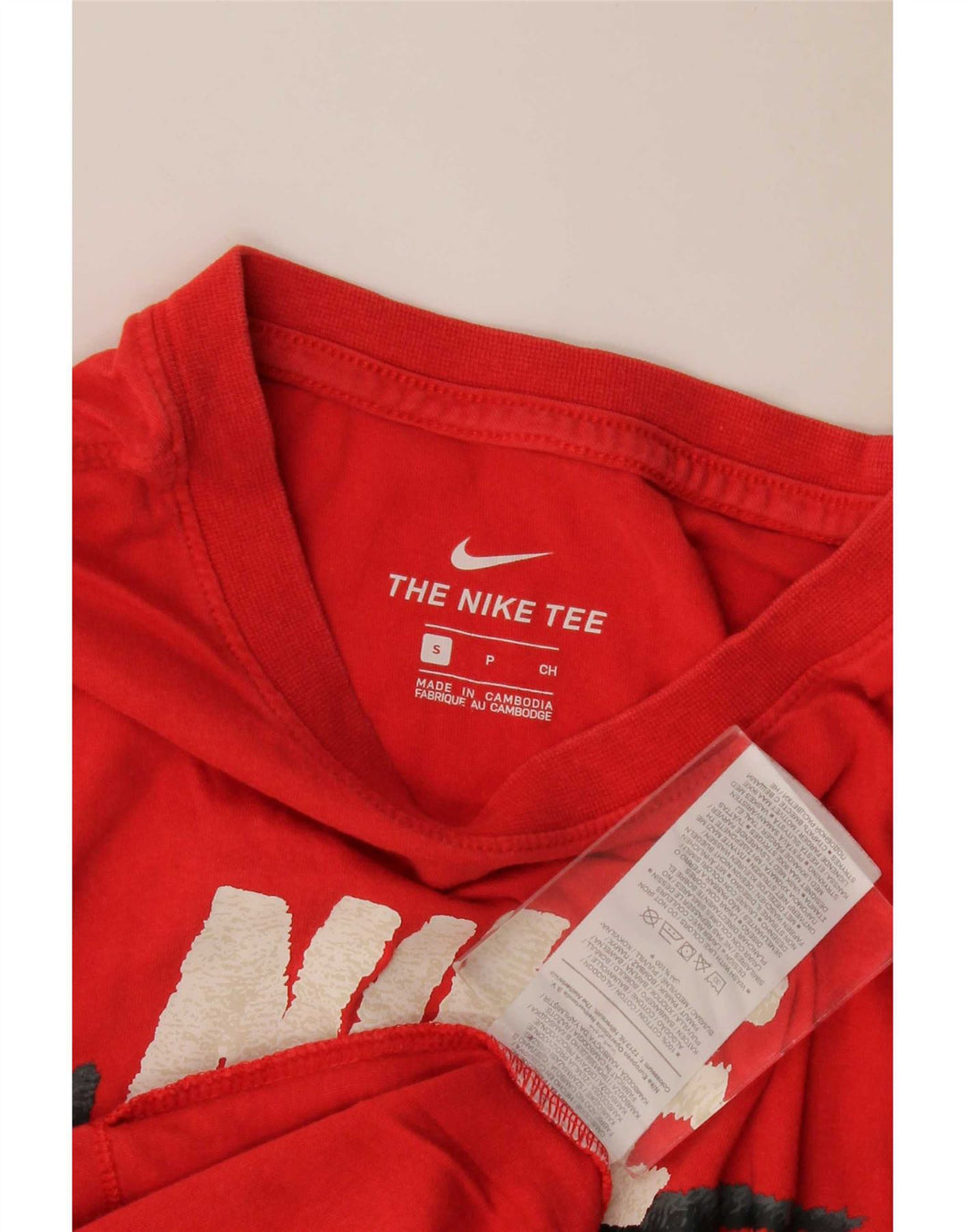 Tricou grafic Nike pentru bărbați Top mic bumbac roșu