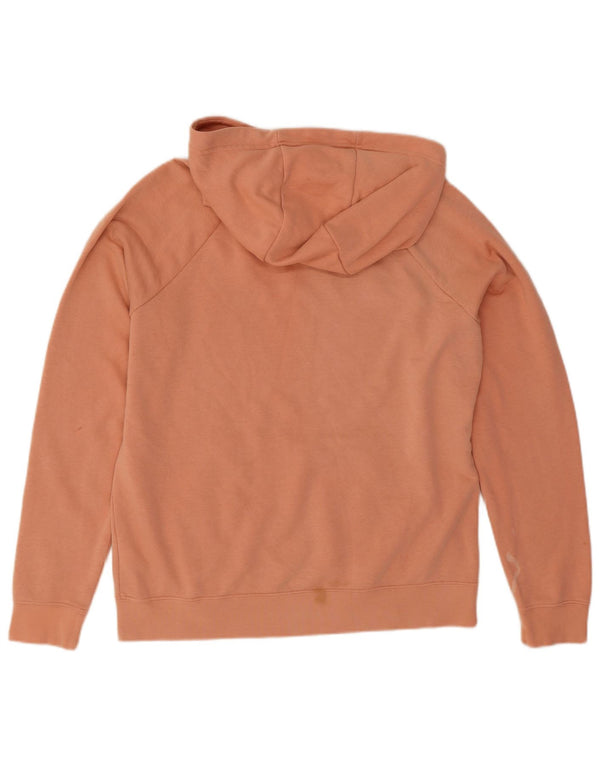 Pulover supradimensionat pentru femei Nike UK 14, bumbac roz mediu