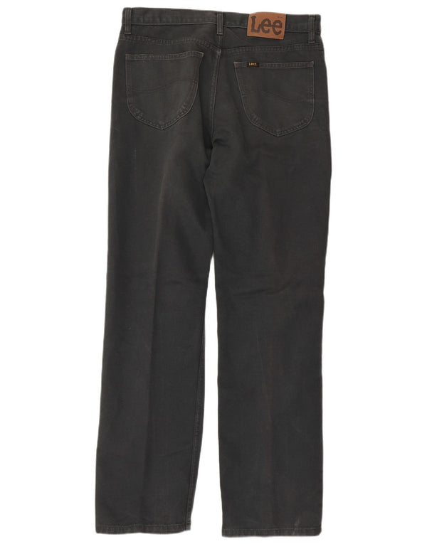 Blugi drepti pentru bărbați LEE W34 L32 bumbac gri