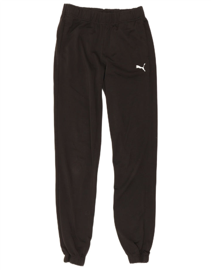 Puma Băieți Pantaloni Trening Pantaloni Joggeri 13-14 Ani Poliester Negru