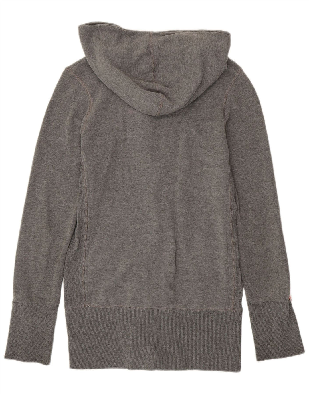 Jachetă de trening cu glugă Superdry pentru femei UK 14, bumbac gri mediu