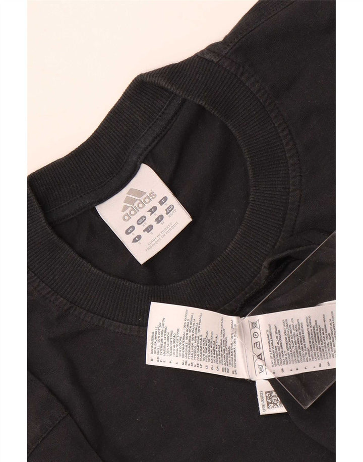Tricou pentru bărbați Adidas Top mic, negru, bumbac