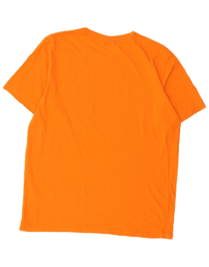 Tricou grafic Lotto pentru bărbați Top portocaliu mediu