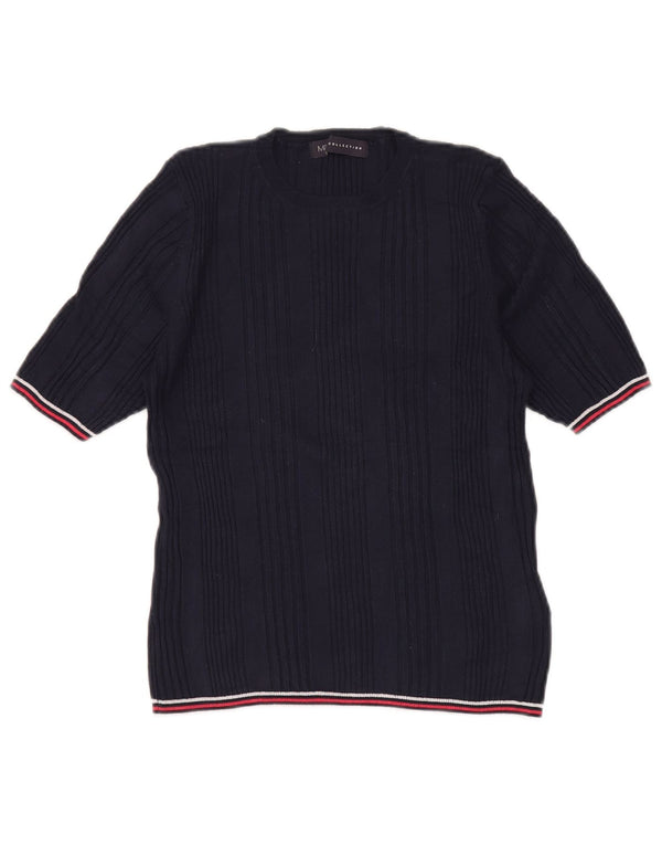 MARKS & SPENCER Pulover pentru femei cu decolteu rotund UK 14 Mare bleumarin