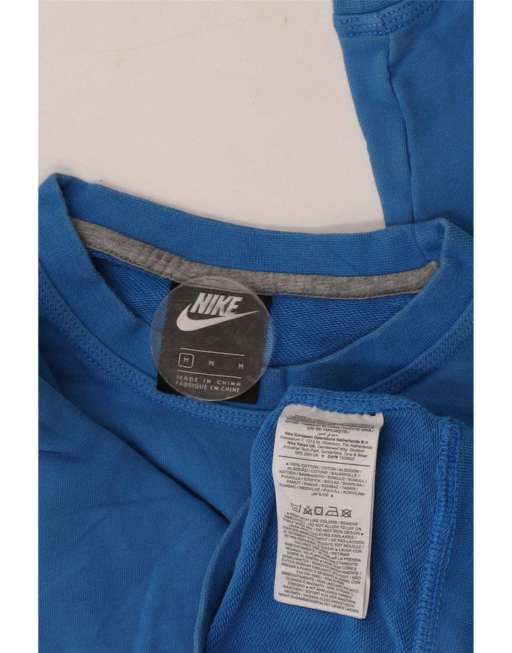 Pulover Nike pentru femei, UK 14, bumbac albastru mediu