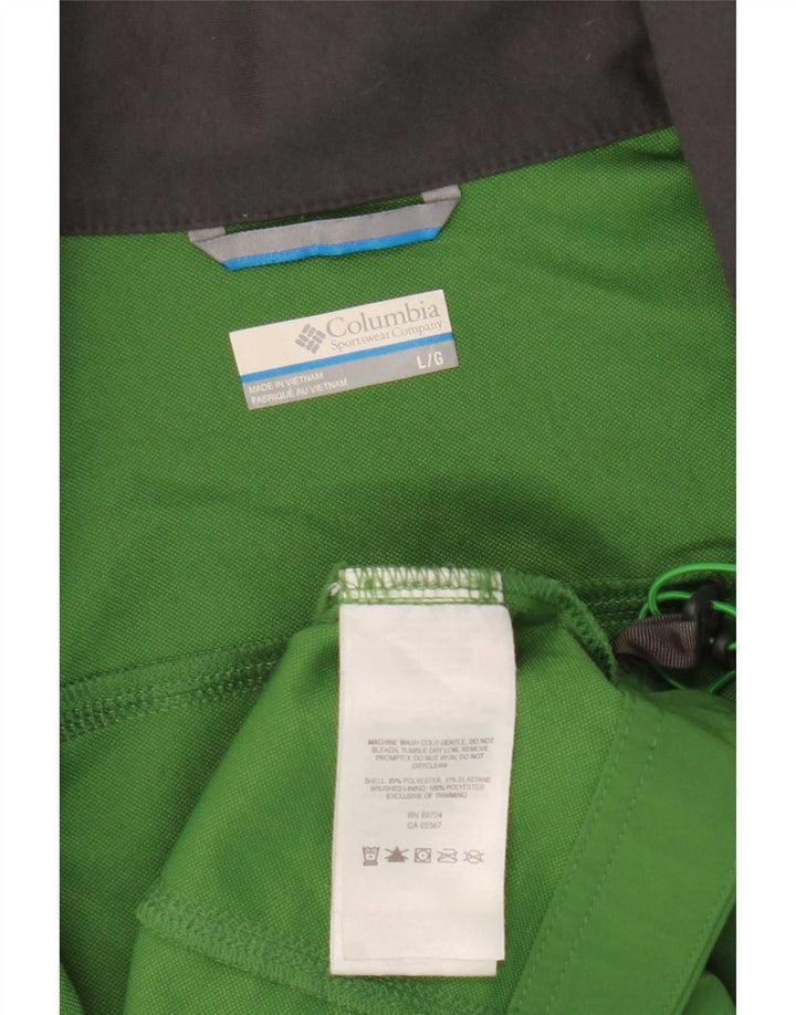 Jachetă de trening Columbia pentru bărbați, mare, verde, poliester
