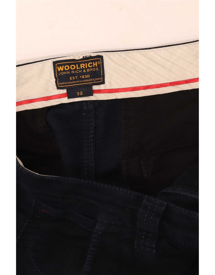 Pantaloni chino obișnuiți pentru bărbați Woolrich W32 L29 bleumarin