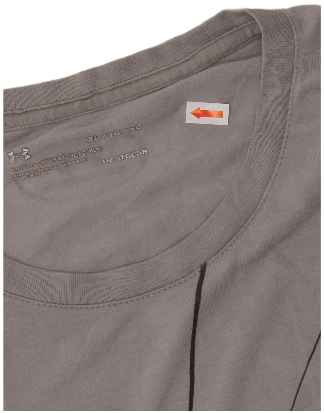 Tricou grafic pentru bărbați UNDER ARMOUR Heat Gear Top XL gri