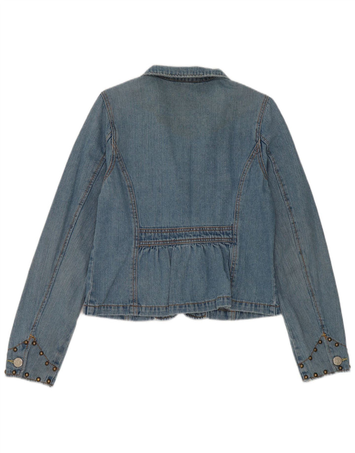 Jachetă Levi's de denim cu 3 nasturi pentru femei UK 16, mare, albastru, bumbac