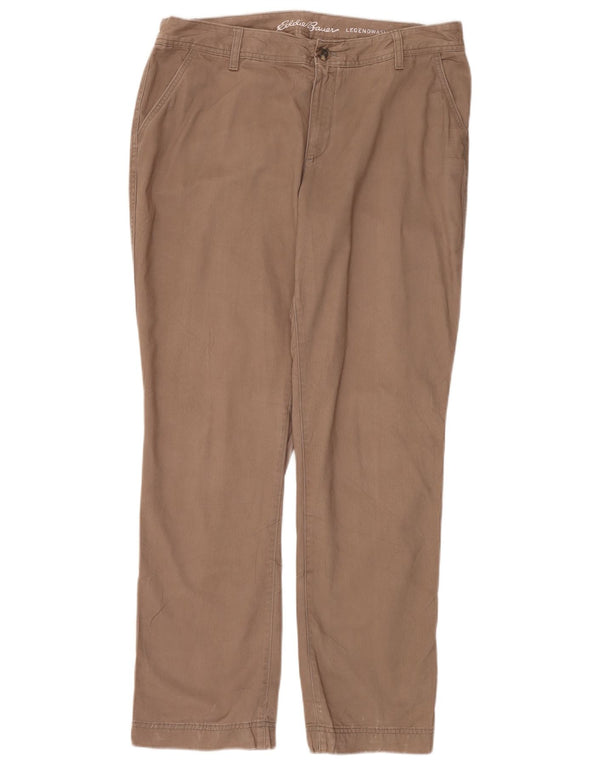 Pantaloni chino Legendwash pentru femei Eddie Bauer US 16 2XL W36 L34 bej