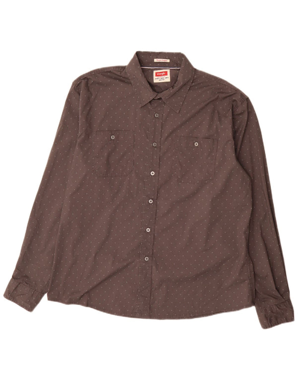 Cămașă Wrangler Flex for Comfort Regular Fit XL, bumbac cu pete gri