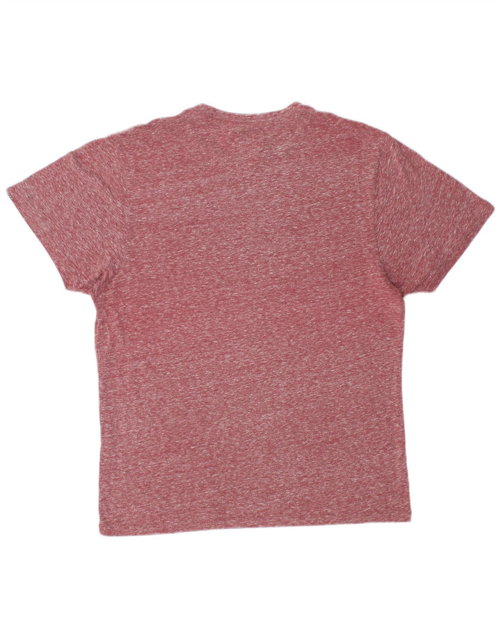 Tricou grafic pentru bărbați VANS Top Medium Burgundy Flecked