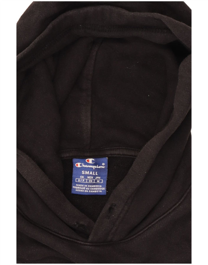 Pulover cu glugă grafic pentru bărbați CHAMPION, mic, negru