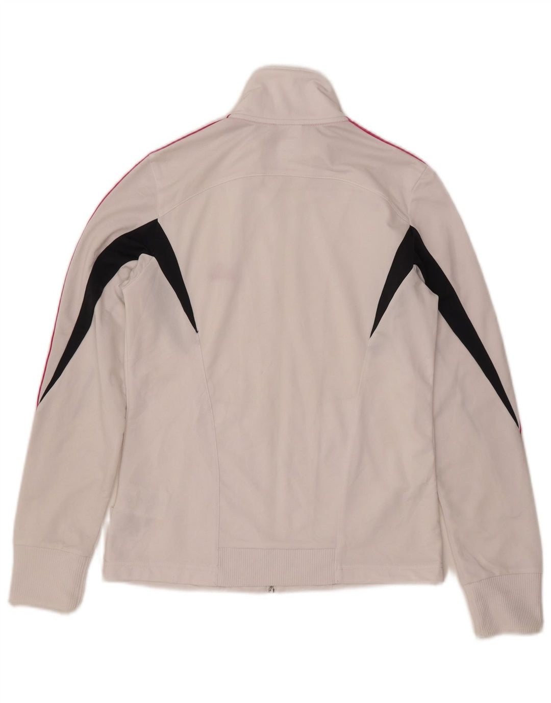 Jachetă de trening pentru femei ADIDAS UK 12 Medium White Colorblock