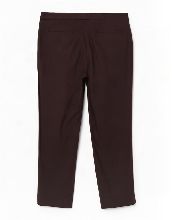 Pantaloni chino drepți cu talie înaltă Boden pentru femei UK 18 XL W38 L29 Negru