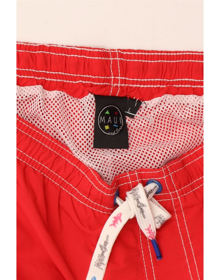 Pantaloni scurți de înot pentru bărbați Maui and Sons, roșii mari