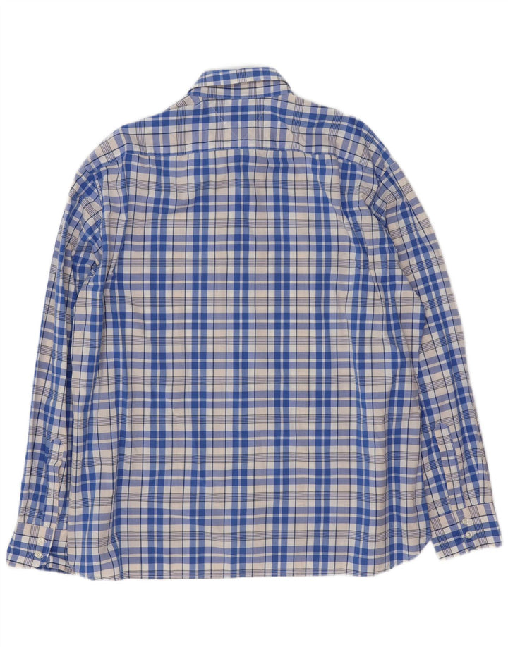 Cămașă pentru bărbați Tommy Hilfiger XL, bumbac cu carouri albastre