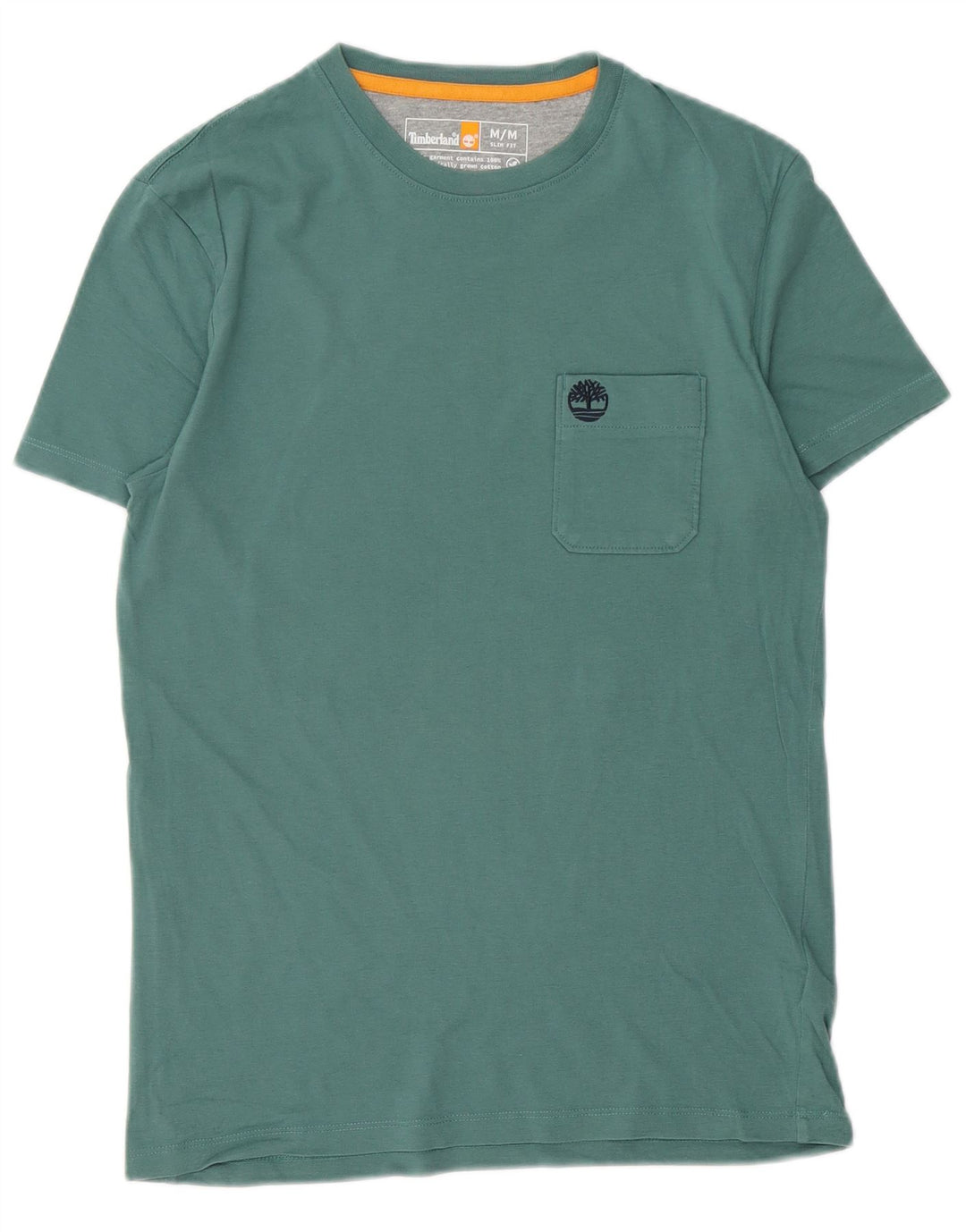 Tricou Timberland Slim Fit Top din bumbac verde mediu