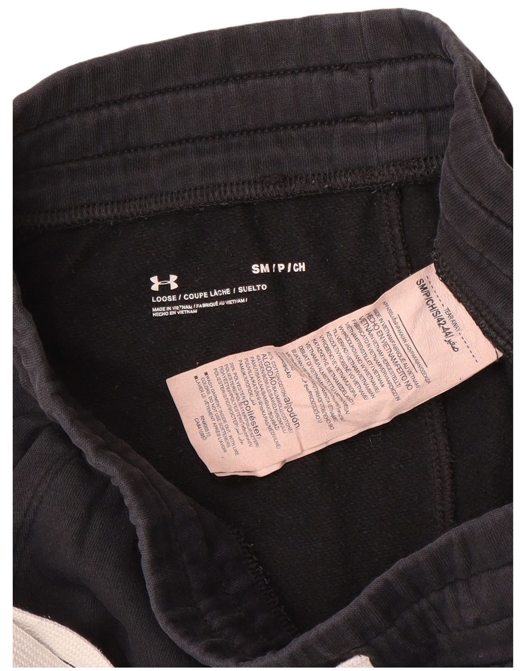Pantaloni de trening pentru bărbați Under Armour Pantaloni de jogging Bumbac negru mic