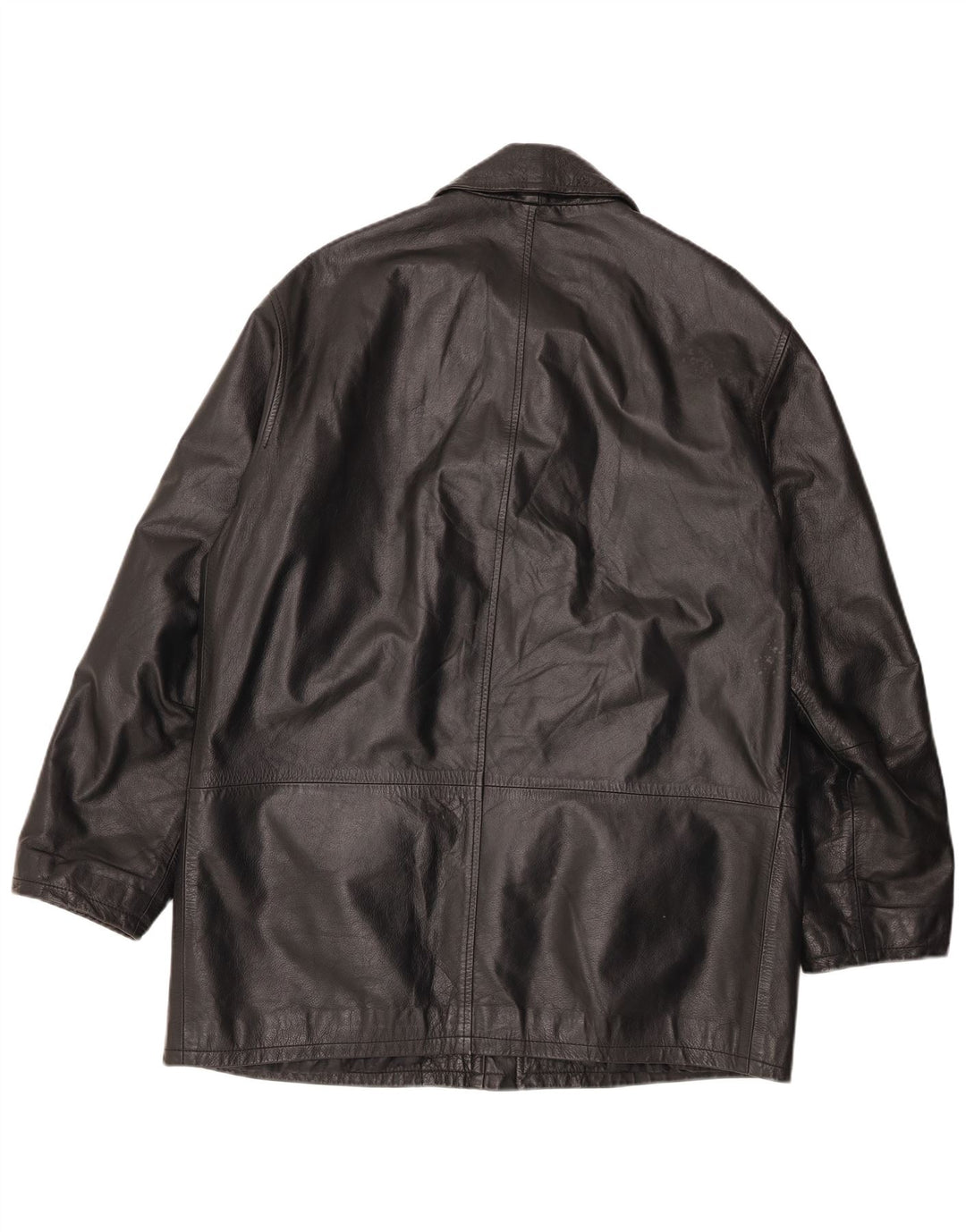 Jachetă de piele pentru bărbați VINTAGE IT 50, mare, neagră