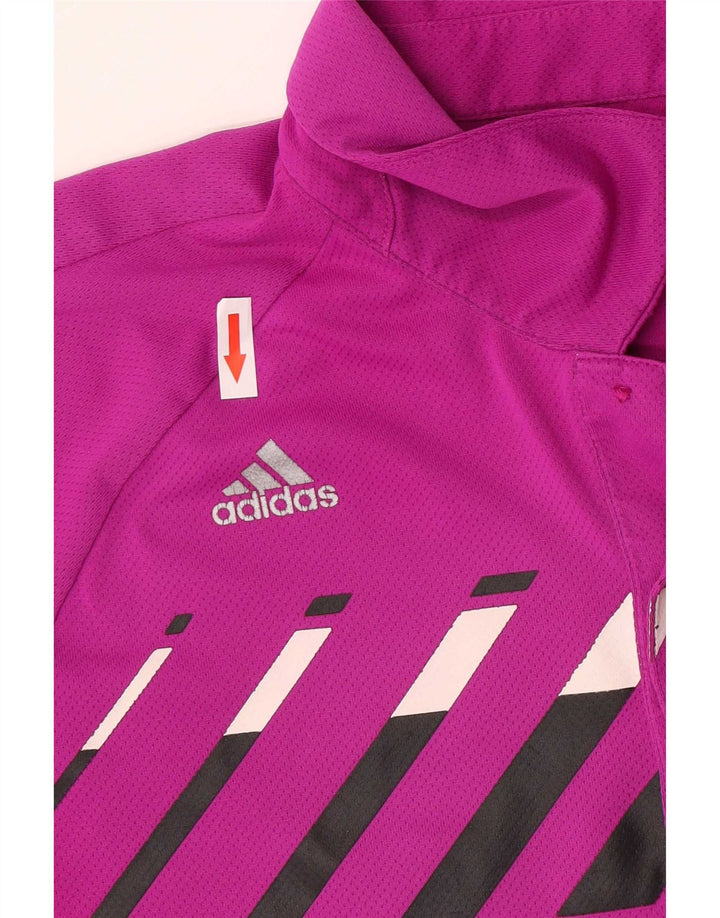 Tricou polo Adidas pentru bărbați, violet mediu