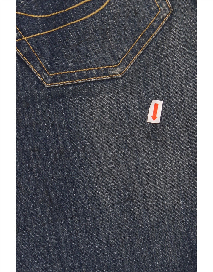 LIU JO Womens Straight Jeans W27 L29 Navy Blue Cotton