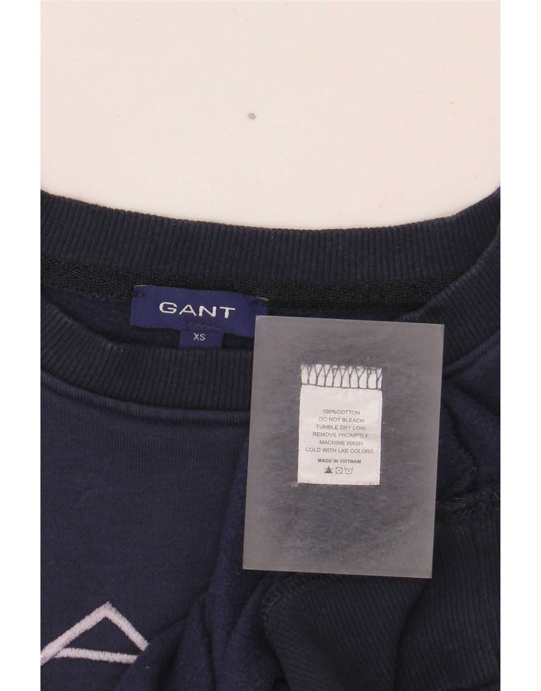 Hanorac pentru bărbați Gant Pulover XS Bumbac bleumarin