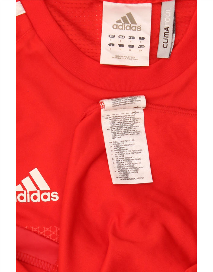 Tricou grafic pentru bărbați ADIDAS Team GB Top mic poliester roșu