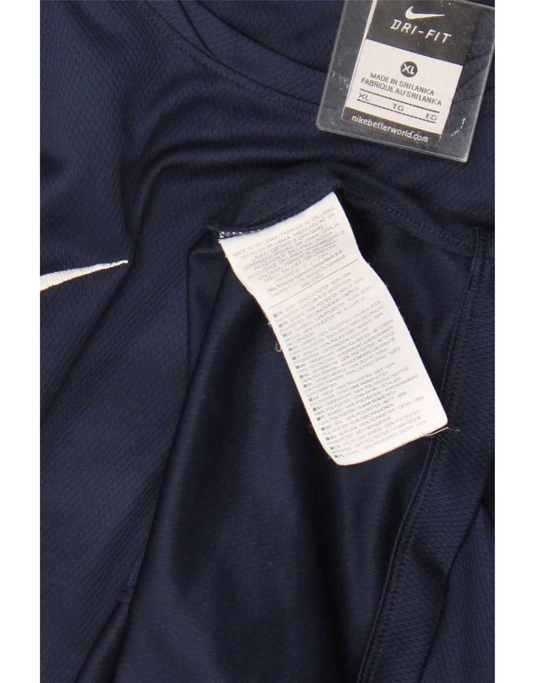 Tricou Nike Dri Fit pentru bărbați Top XL Bleumarin Poliester