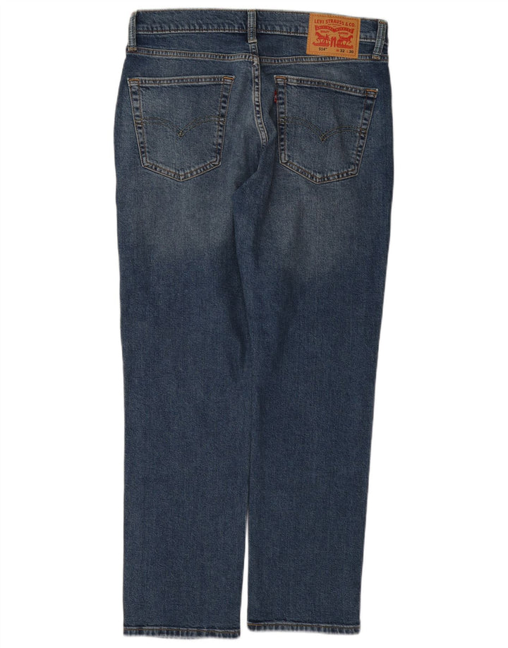 Blugi drepti pentru bărbați Levi's 514 W32 L30 Bumbac albastru