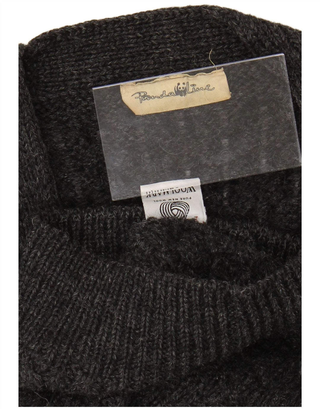 Pulover cardigan pentru bărbați VINTAGE Gri mediu Lână nouă