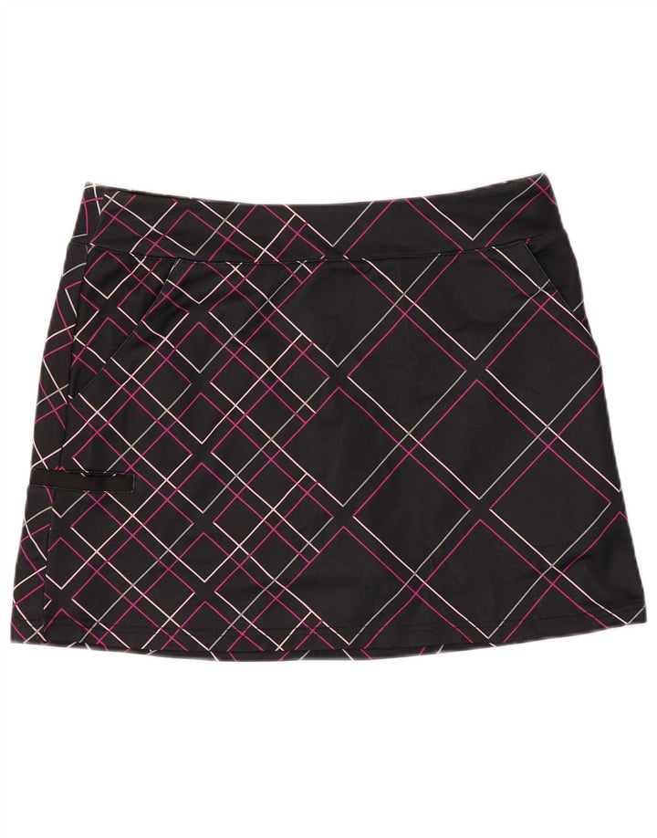 Pantaloni adidas Climacool pentru femei UK 14 Medium Black Check Poliester