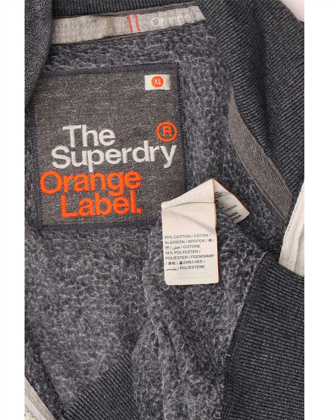 Jachetă de trening pentru bărbați Superdry, XL, bumbac, albastru