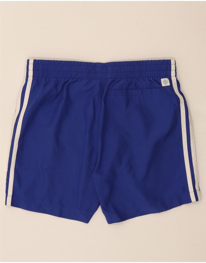 Pantaloni scurți de înot Adidas băieți 15-16 ani poliester albastru