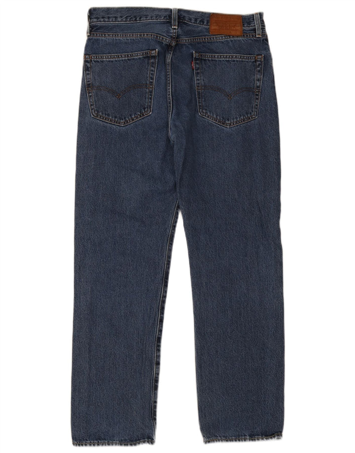 Blugi drepti pentru bărbați Levi's W32 L32 Bumbac albastru