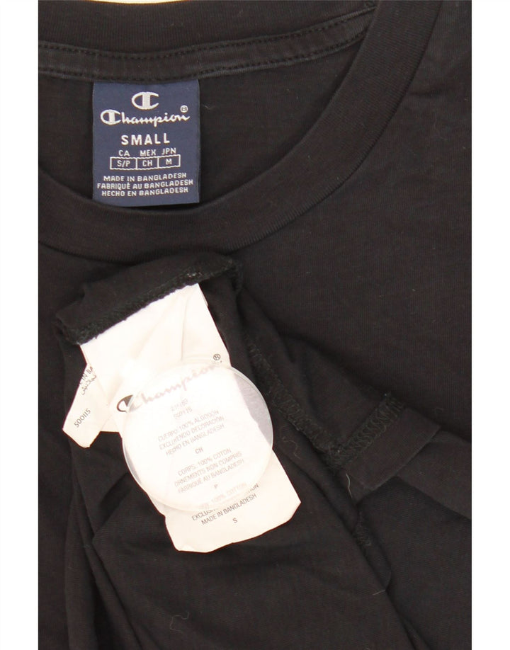 Tricou pentru bărbați Champion Top mic bumbac negru