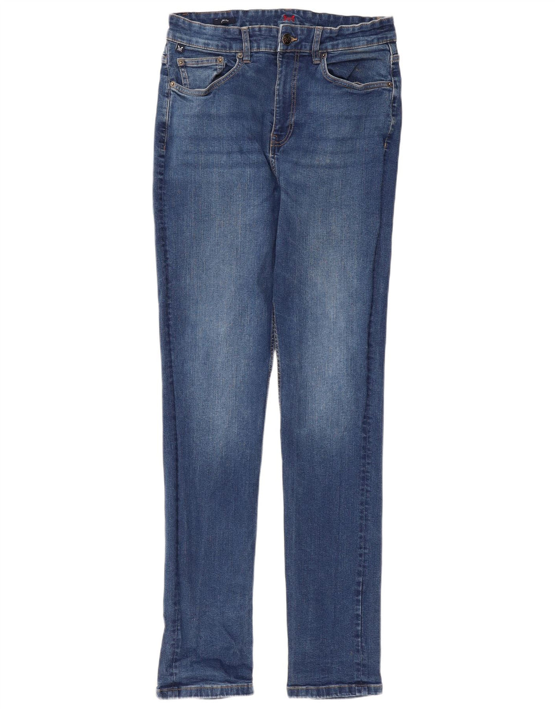 Crew Clothing Blugi slim pentru bărbați W32 L34 Albastru