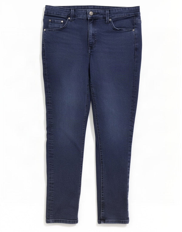 Blugi subțiri The Lily de la Marks & Spencer pentru femei UK 14 Large W32 L27 Bleumarin