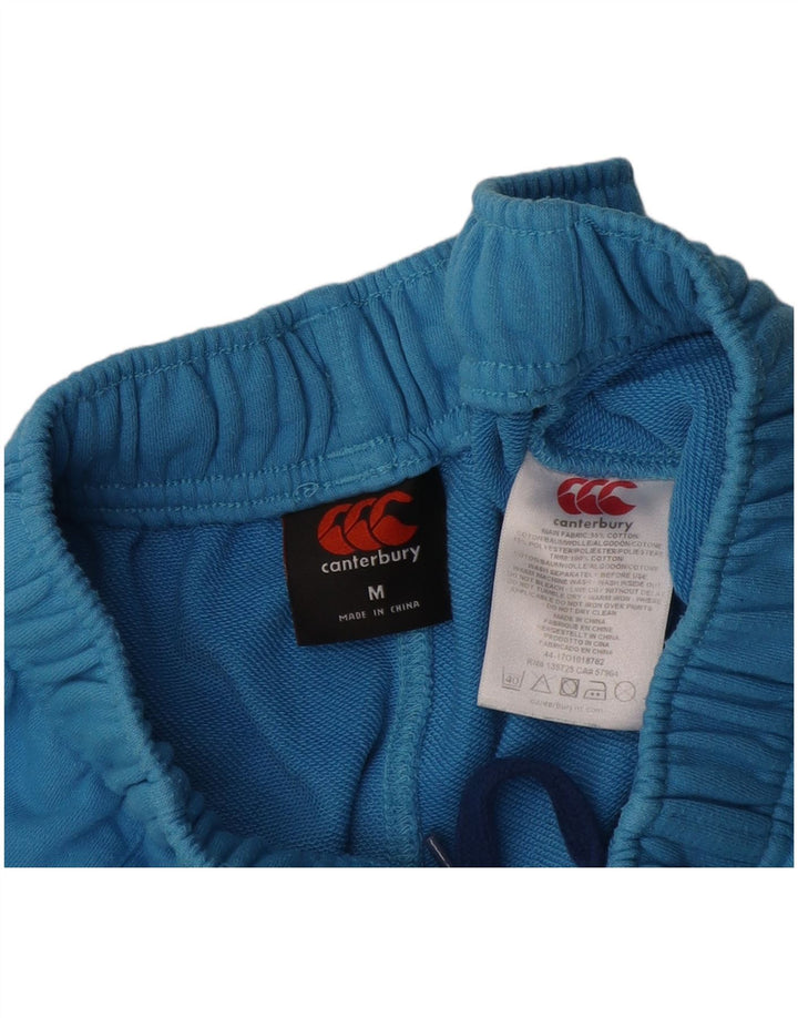 Pantaloni scurți sport grafic Canterbury pentru bărbați, bumbac albastru mediu