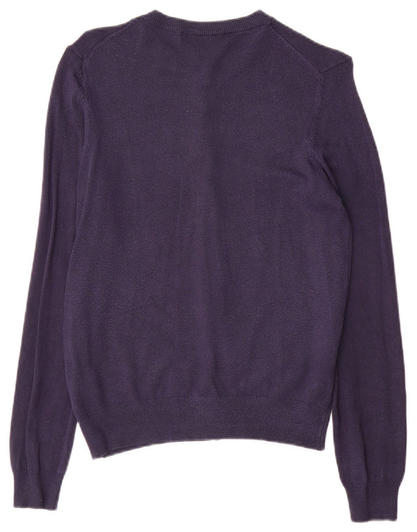 Pulover cardigan pentru femei Marks & Spencer UK 12 Medium Bleumarin Viscoză