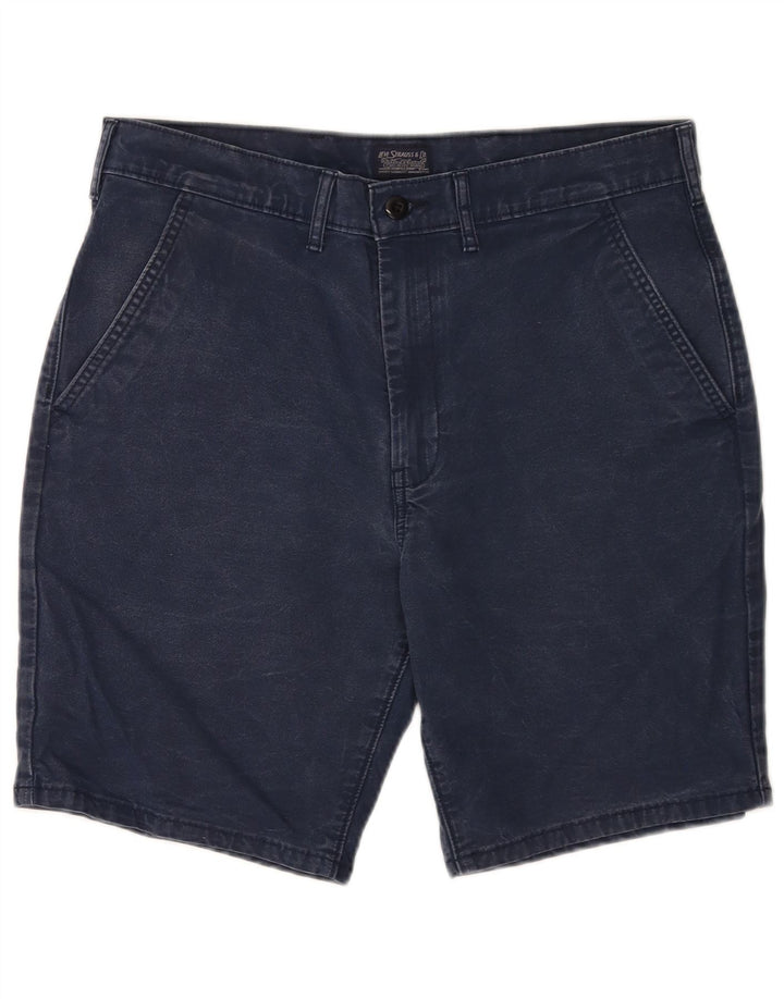 Pantaloni scurți chino pentru bărbați Levi's W34, mari, albastru, bumbac