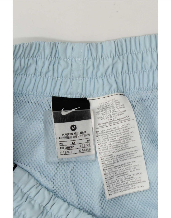 Pantaloni scurți sport Nike pentru bărbați, poliester albastru mediu