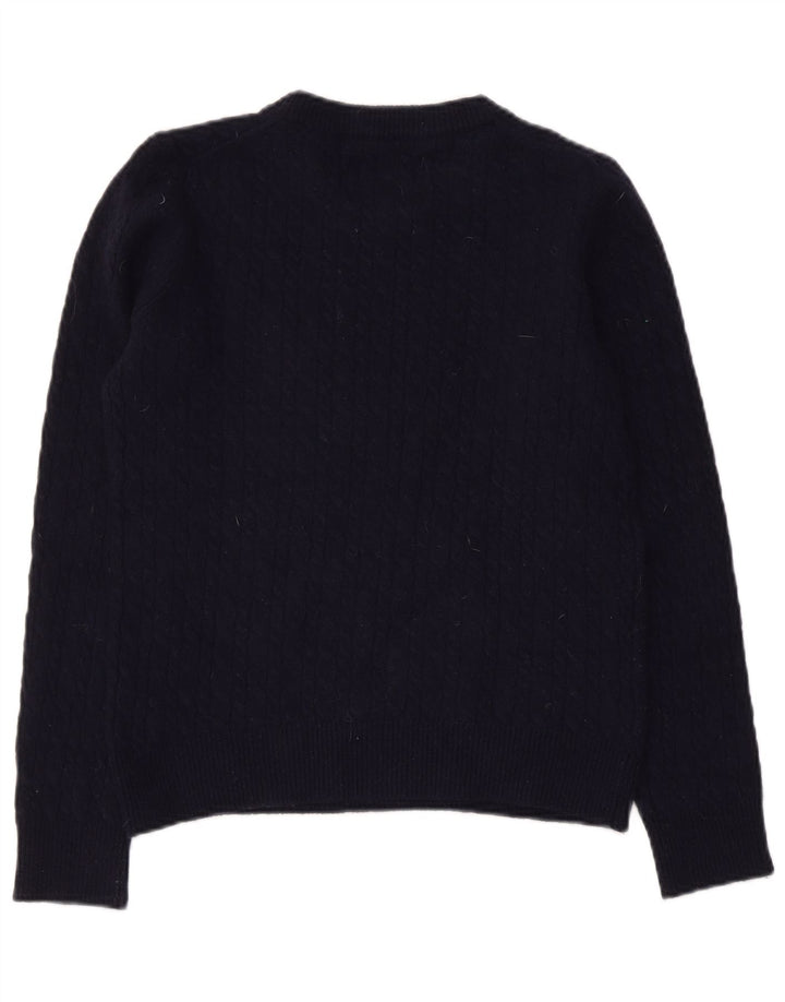 Pulover Jack Wills pentru femei cu gâtul cu barca UK 12 Medium Bleumarin