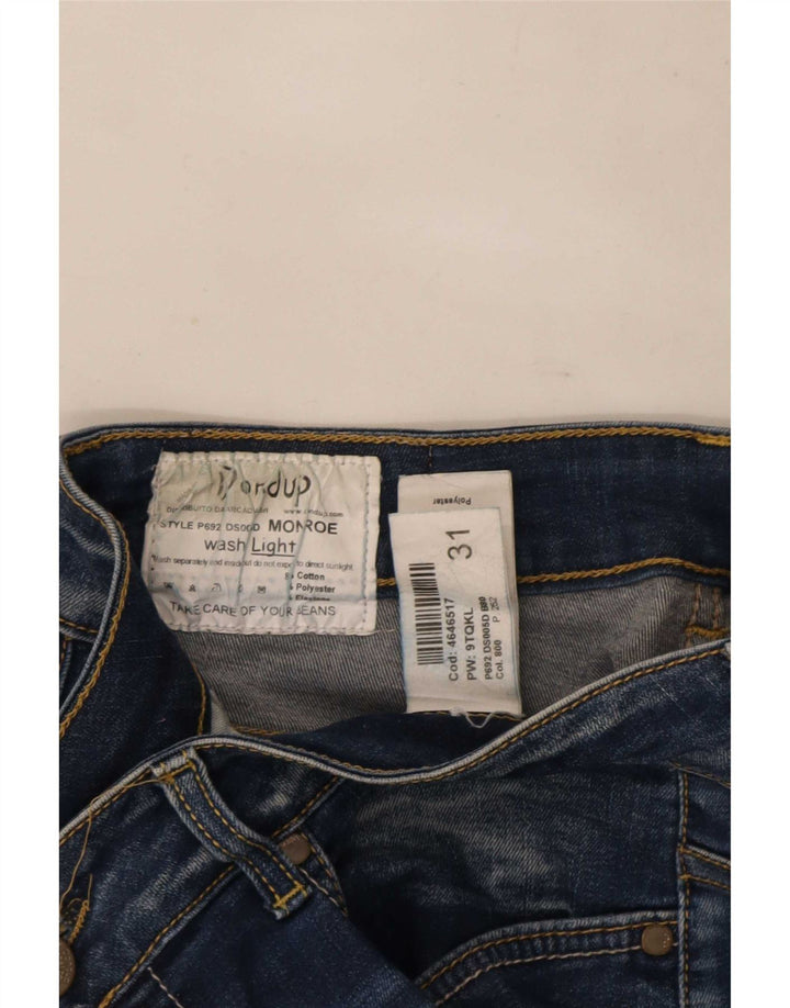 Dondup Blugi subțiri pentru femei W31 L29 Bumbac albastru