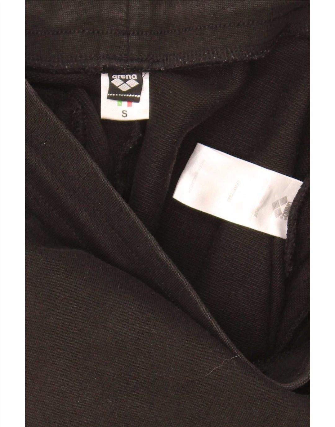 Pantaloni scurți sport cu grafic pentru femei Arena, bumbac negru mic
