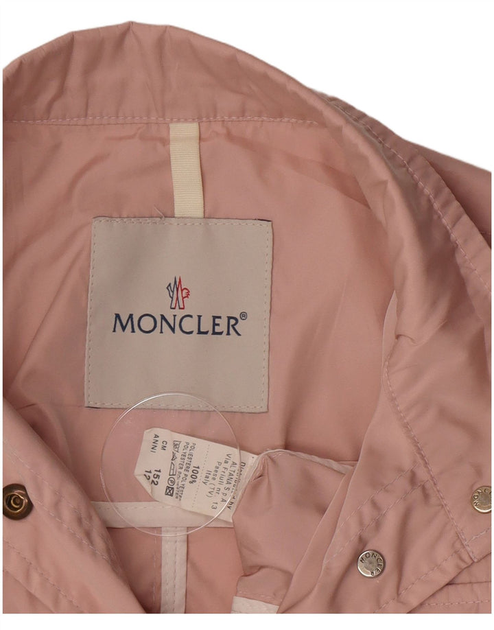 Jachetă Moncler pentru fete, 11-12 ani, roz poliester